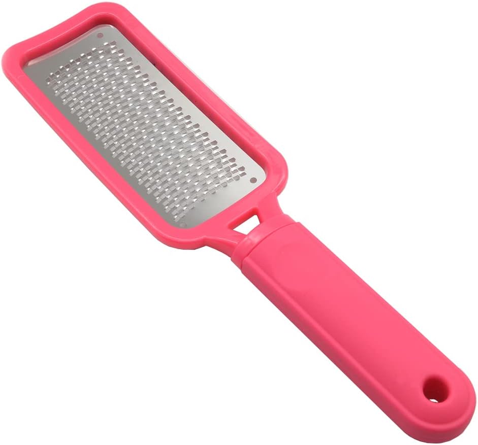 PrettyClaw | Foot File Callus Remover for Feet Care Pedicure Professional Foot File Filing Rasp Scrubber Tool Removes Dead Skin Salon and Spa Quality Pink
