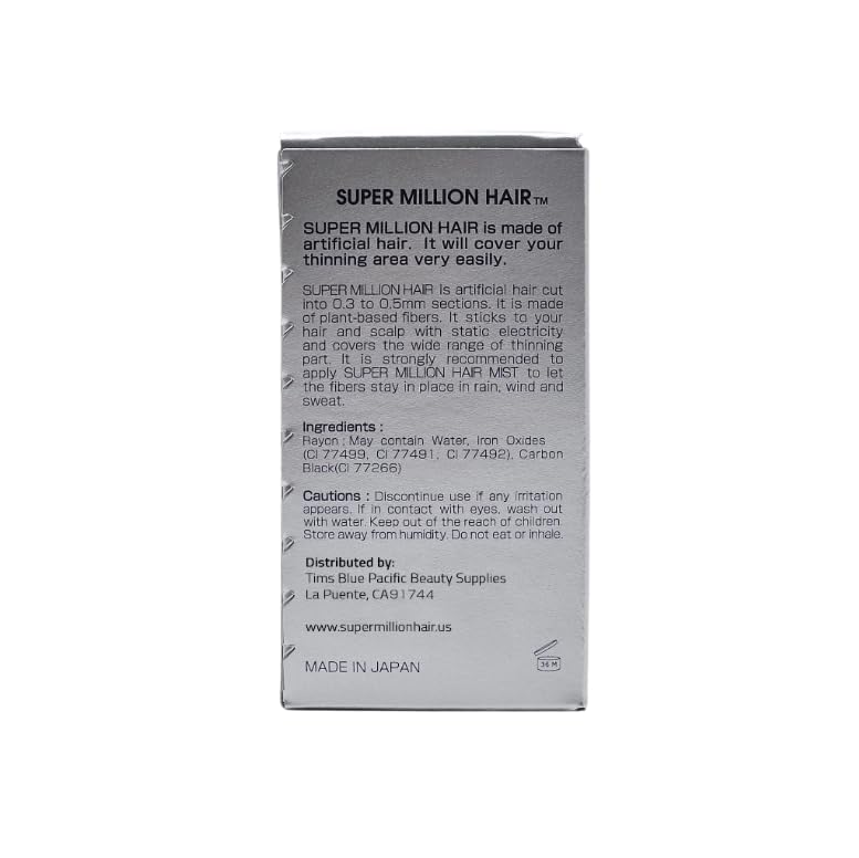 SMH Hair Fibers MADE IN JAPAN – Instantly Conceals Thinning Hair –Long-Lasting – Sweat, Water & Wind Resistant – Hair Loss Solutions For Men & Women (Light Blond, 15g)