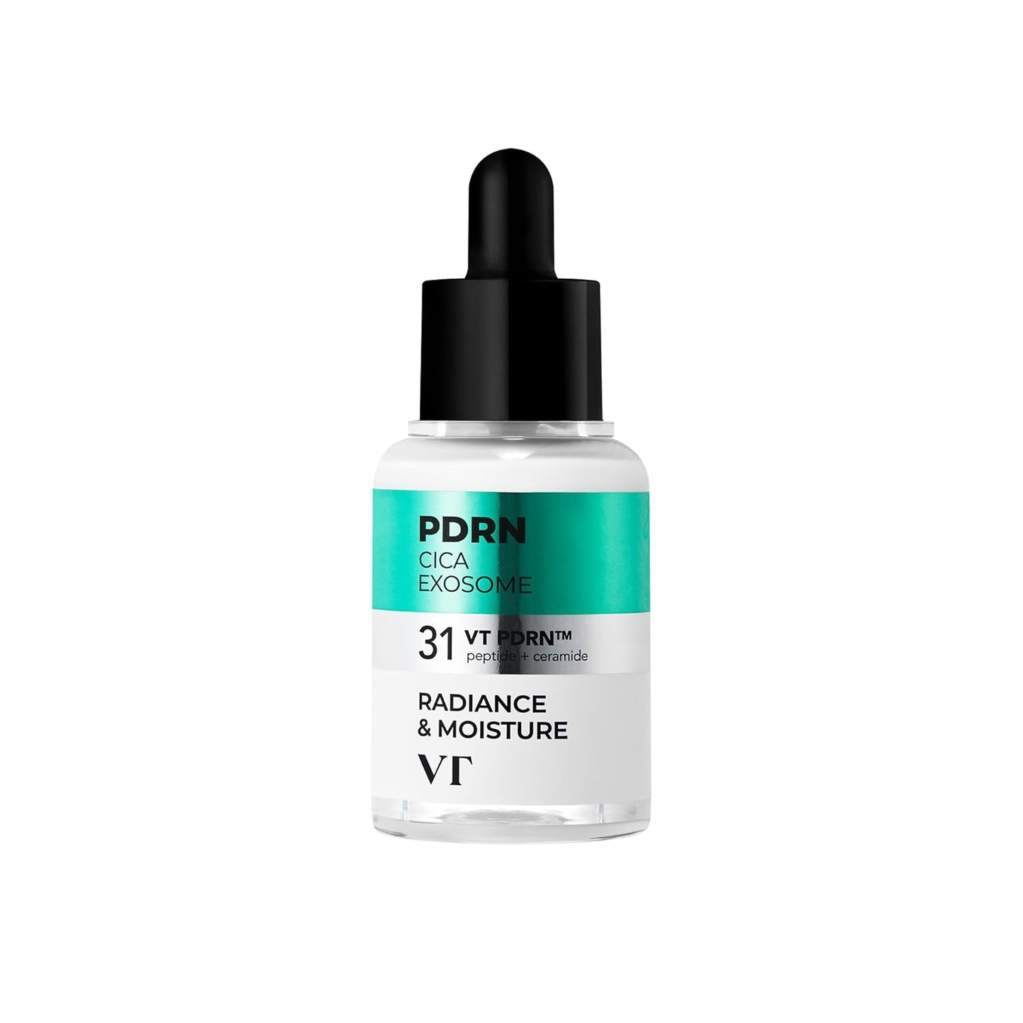 VT COSMETICS PDRN Cica Exosome Ampoule, Firming Serum with Peptide & Ceramide for Anti-Aging, Wrinkle Care, Plumping, Hydration & Radiant Glow, For All Skin Types, Korean Skincare (1.01 fl. oz.)