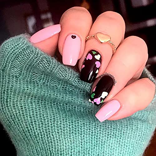 duri Nail Polish, 572 Purple Desire, Dark Shimmer Purple, Full Coverage, Lasting, Fast Drying, New Brush, Easy to Apply, 0.45 Fl Oz Cosmetics