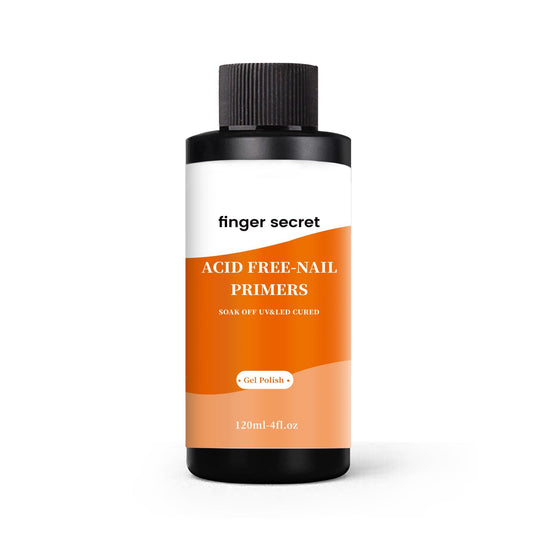 Acid Free Nail Primer,120ml/4fl.oz Acid Free Primer,Fast Air Dry for Gel Nails,Bonding Primer for Any Acrylic Powder Nail Supplies