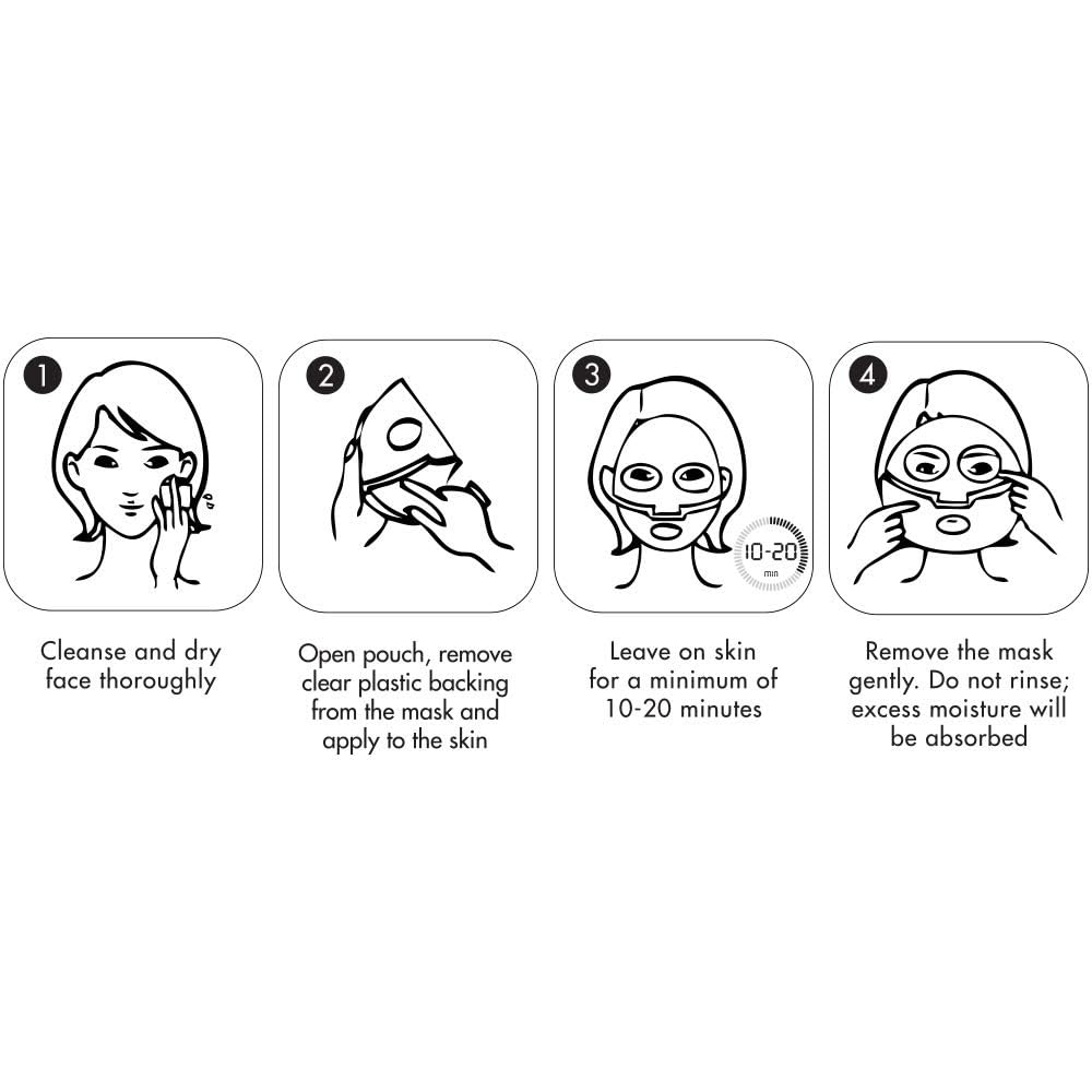 Clinical Resolution Peptide Aqua Gel Mask Instant Hydration, Soothing, Cooling Post-Treatment & Microneedling Relief, 15 Single-Use Masks (3 Boxes, 5 per Box)