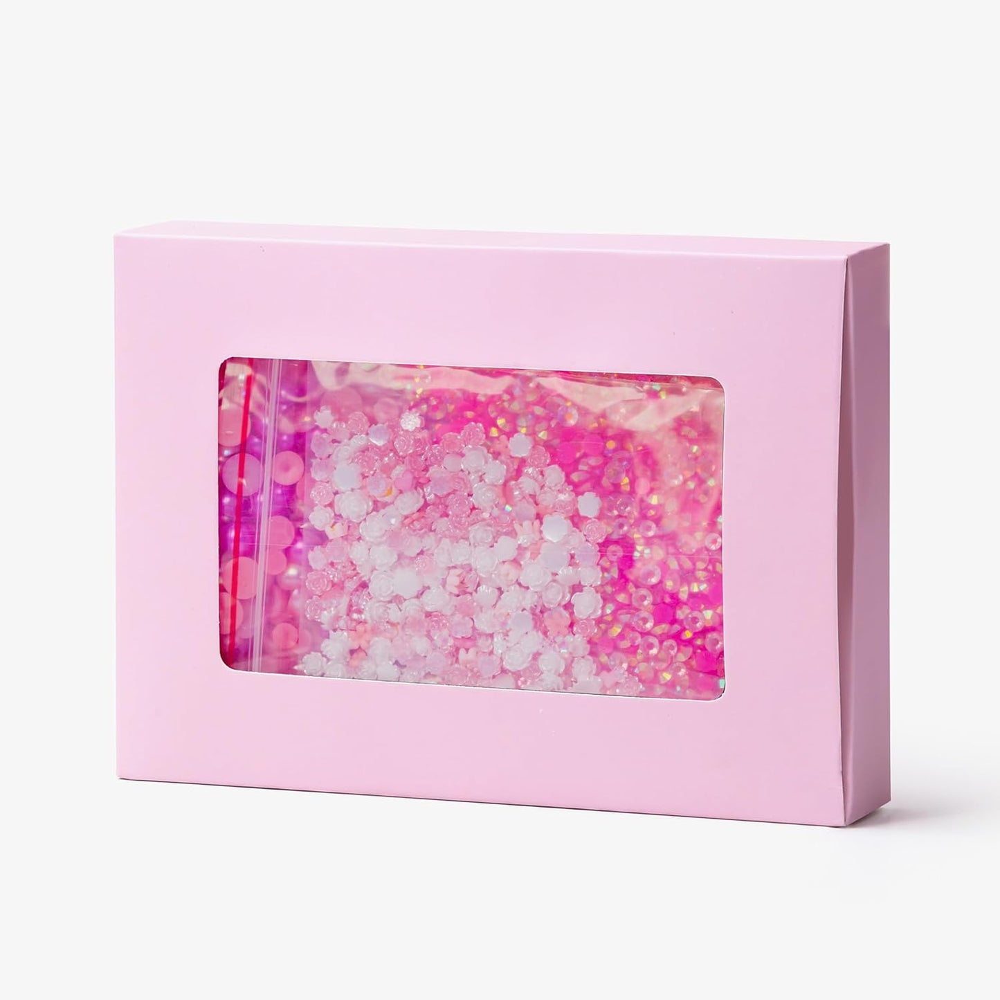 160g Peach Pink Flat Back Pearls Rhinestones with Gel for Crafts Mixed Size 3mm-10mm AB Color Round Half Pearls Flatback Pearl Beads and Resin Rhinestones Set for Face Art