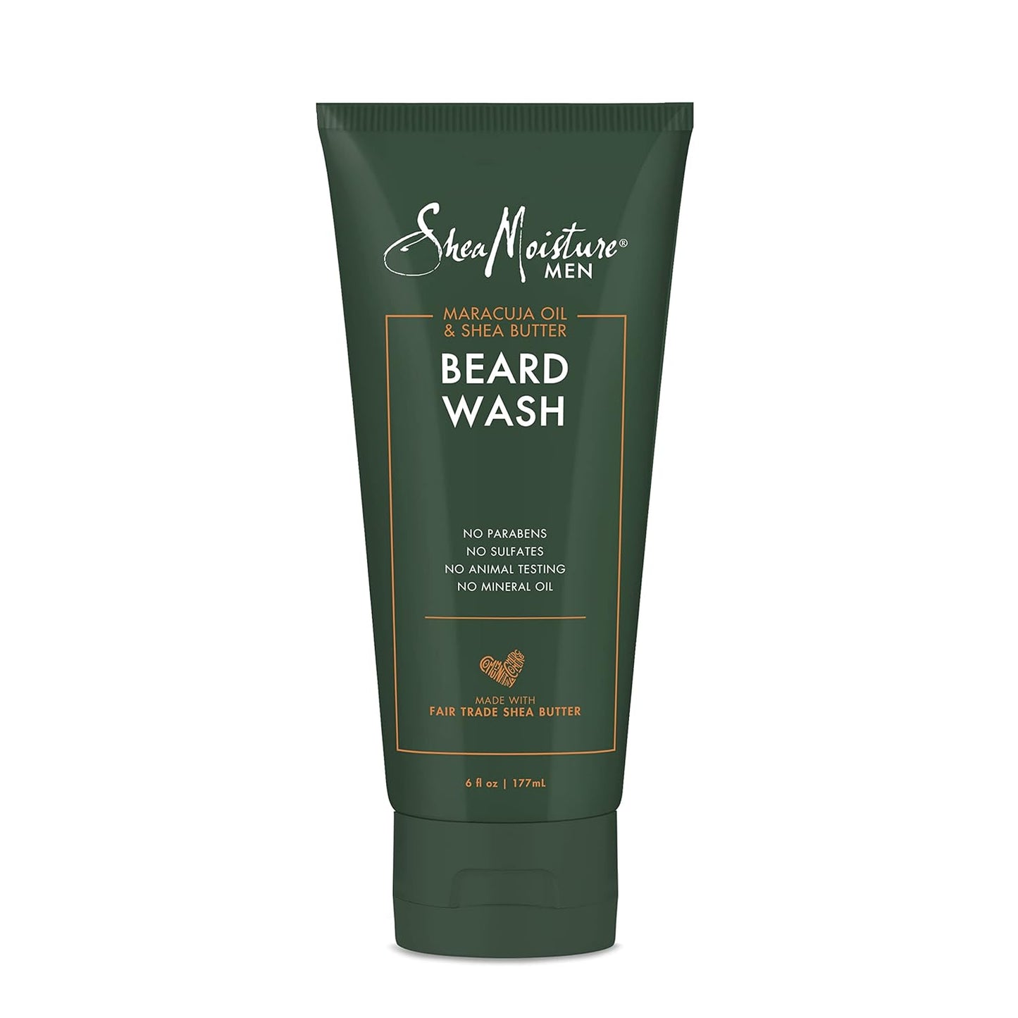 SheaMoisture Beard Wash for Full Beards - Maracuja Oil & Shea Butter to Deep Clean and Refresh - 6 oz