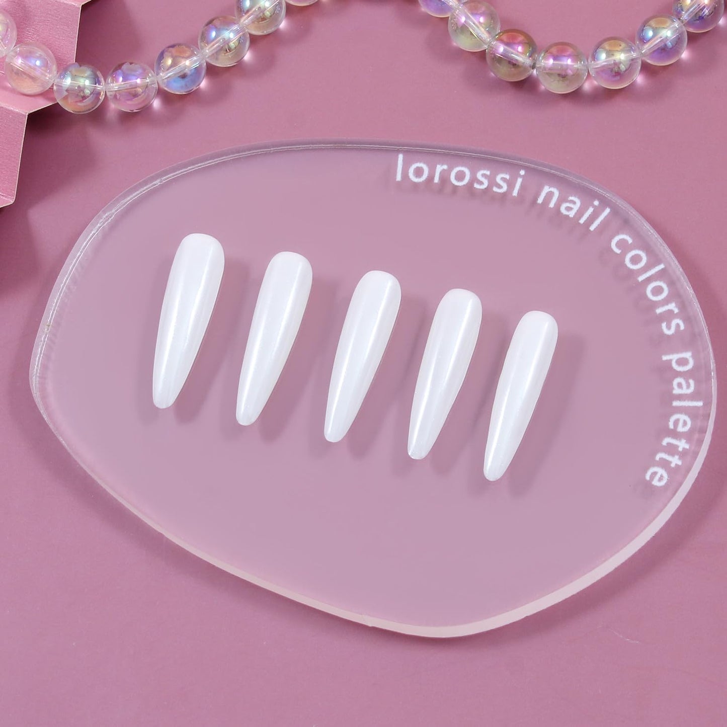 Artdone Clear Pearl Chrome Nail Powder,Iridescent Aurora Powder Metallic Mirror Effect Pigment Pearlescent Mermaid Pigment Pearl Glitter Dust Kit,Nail Art Decoration, Resin Craft