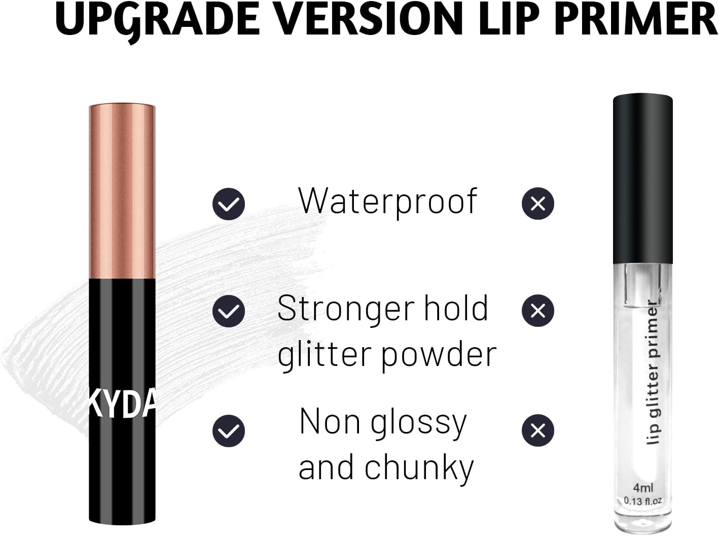 3 Colors Glitter Lip Kit, Diamond and Metallic Powder With Primer, Waterproof Long Lasting & Smudge Proof, Shimmer Sparkly Cosmetic Without Sticky Flake Off Set C