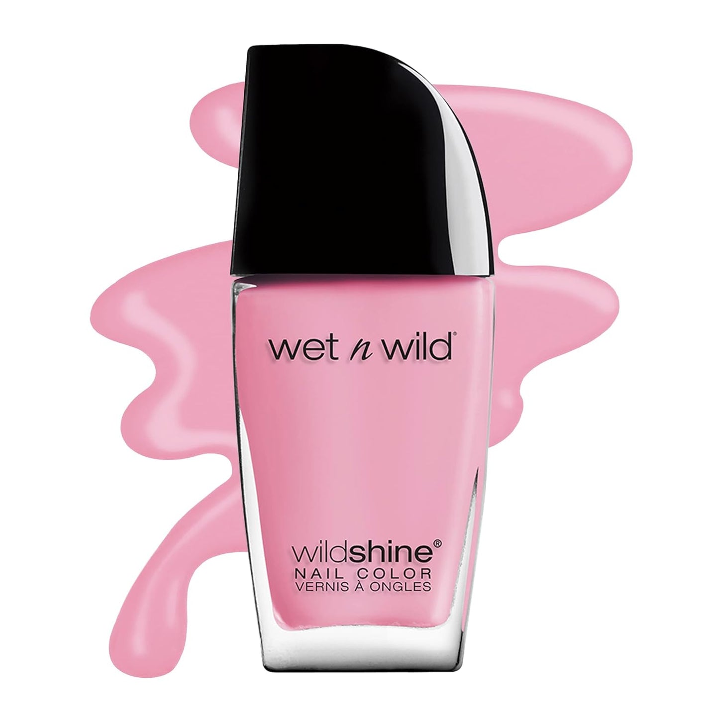 wet n wild Wild Shine Nail Color, High-Shine Finish – Tickled Pink