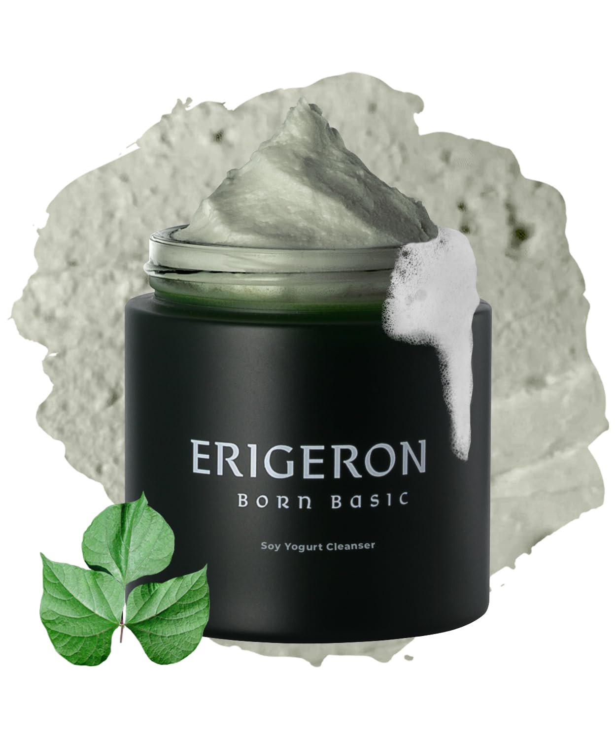 Heartleaf Facial Cleanser, Face Mask, Greek Yogurt Cleanser, Soothing, Deep Pore Scrubber & Face Wash with Green Tea, Blackhead Remover, Korean Skin Care (3.38 fl.oz.)