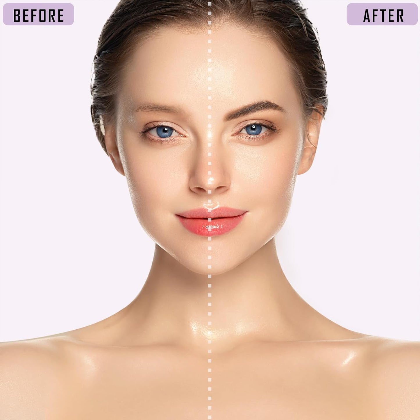 LAVONE Eyebrow Pencil, 2-In-1 Waterproof Eyebrow Pen, with 3 Tip Microblading Eyebrow Pen and Ultra-Precise Brow Pencil, Dual-ended Eyebrow Brush, for Eyebrow Makeup - Blonde