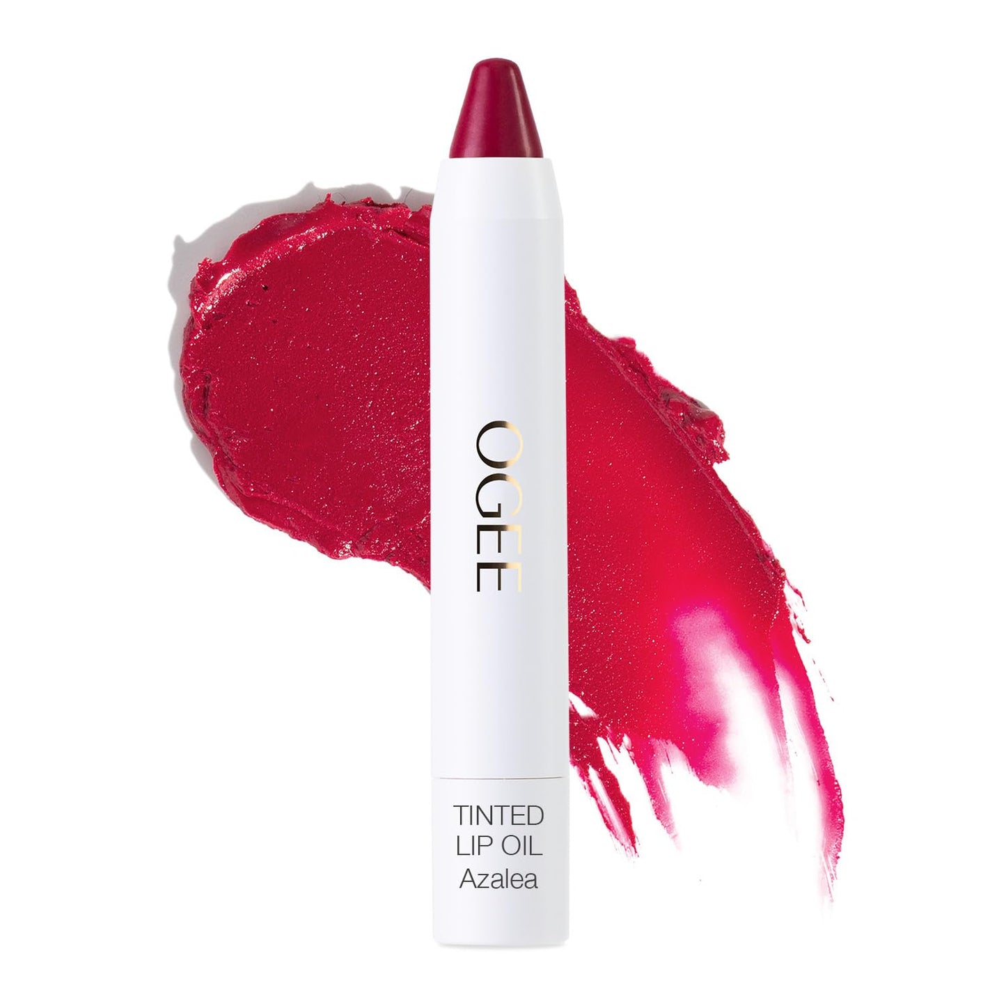 Ogee Tinted Sculpted Lip Oil - Lip Stain Made with 100% Organic Coconut Oil, Jojoba Oil, and Vitamin E - Best as Lip Balm, Lip Color or Lip Treatment - MAGNOLIA