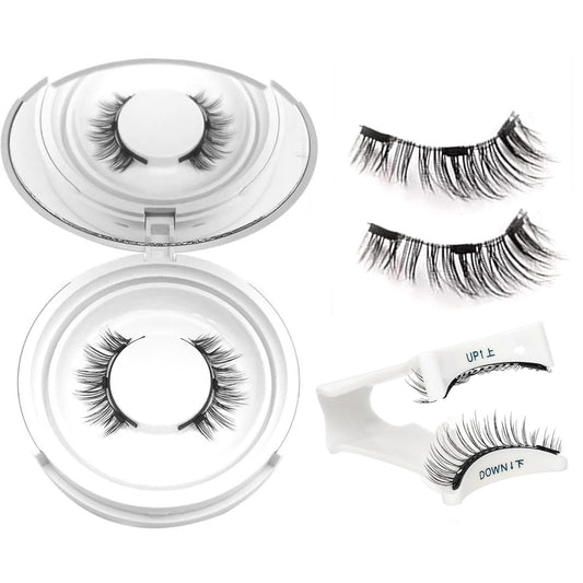 Ealra Craft Magnetic Eyelashes with Applicator,Lumentes Magnetic Eyelashes,3D Soft Flex,Reusable No Glue Needed Soft Lashes for Wmen with All-Day Wear(Natural#04)