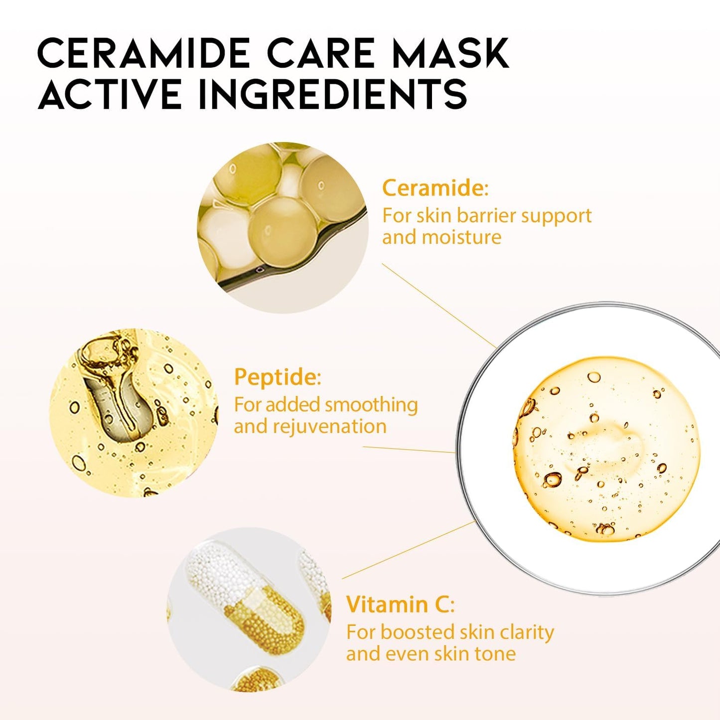#OOTD Face Mask Korean Skincare for Dry Sensitive Skin | Hydrating, Revitalizing, Calming, Collagen, Ceramide, Cica, Vitamin C Serum Sheet Masks (12EA)