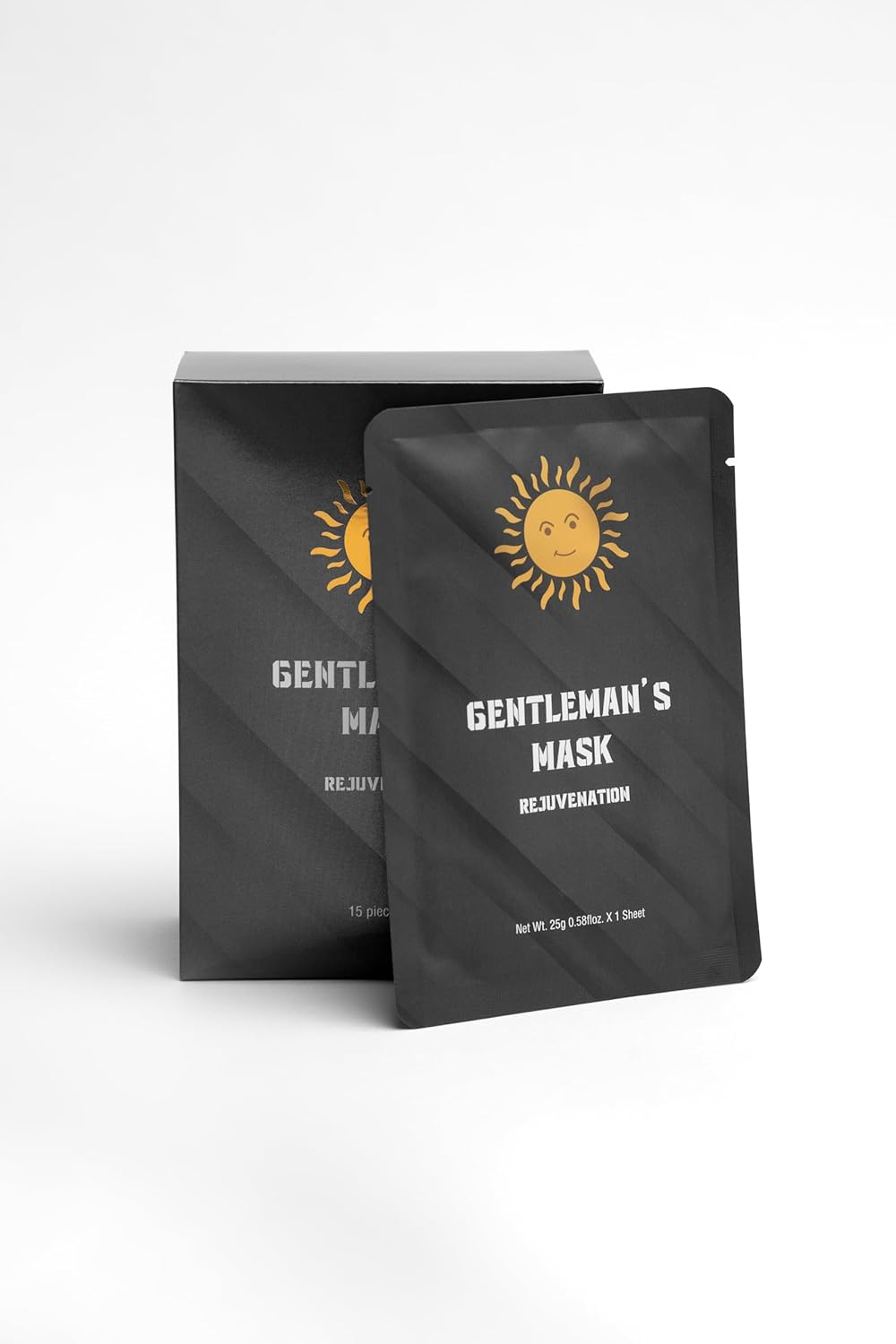 Gentleman's Rejuvenating Face Mask Treatment: 15 Pieces, Anti-Aging, Reduce Wrinkles, Face Masks For Men, Facial Mask, Nourishing