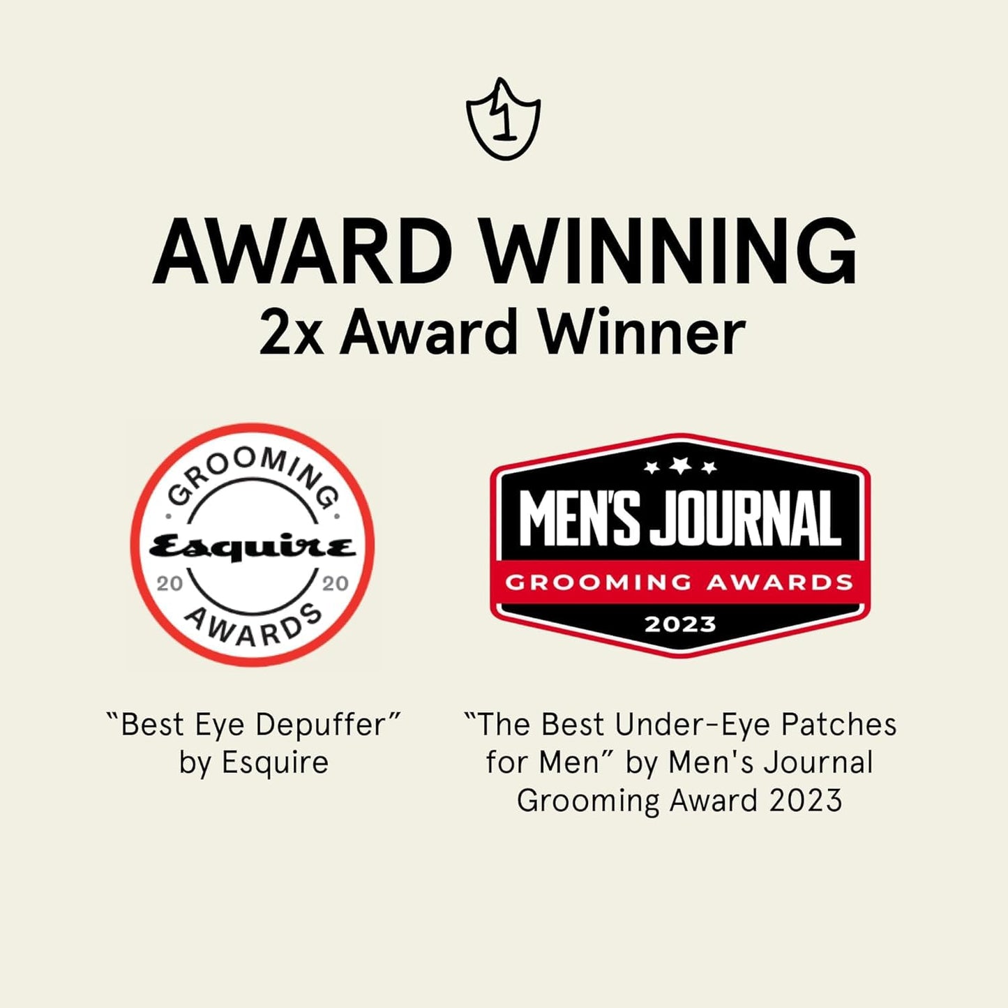 BRO MASK Under Eye Patches for Men Skin Care | Cooling Eye Masks for Dark Circles and Puffiness, Anti Aging Hydrogel Pads with Bakuchiol, Caffeine & Niacinamide, Eye Bags Treatment for Men (6 Pairs)