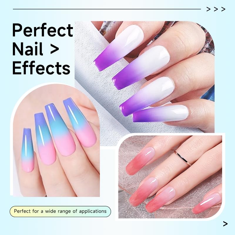 50Pcs Soft Nail Sponges for Ombre With Grabbing Pen Claw, Ombre Nail Brush Manicure Gradient Nail Art Tools Nail Art DIY Home Salon Ombre Nail Painting Sponges