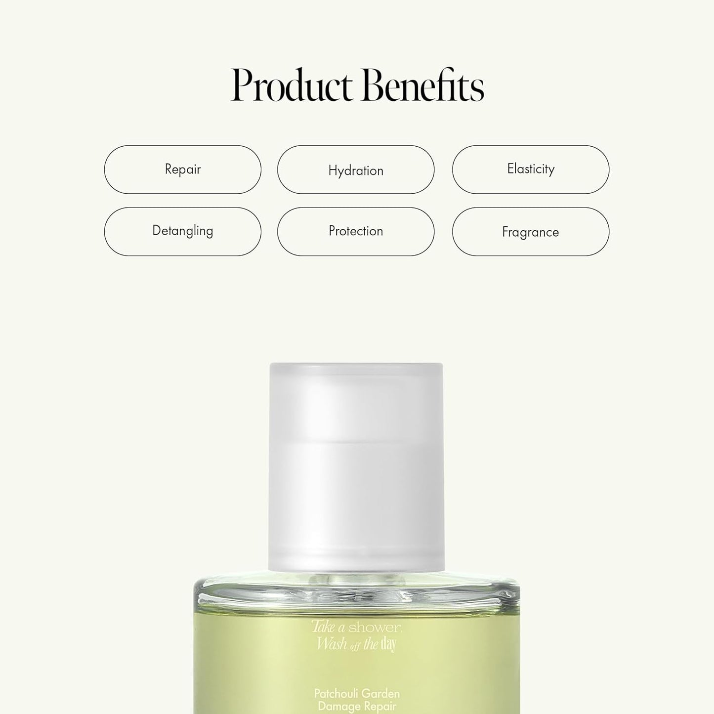 Patchouli Garden Damage Repair Hair Essence – Korean Hair Essence Oil for Damaged Hair w/Patchouli Leaf Water, Protein Complex & Amino Acids – Vegan Leave in Hair Serum (50ml / 1.69 fl. Oz)