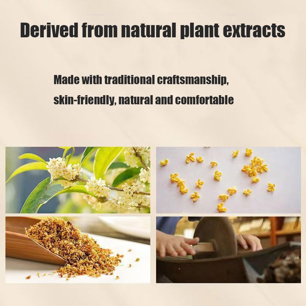 Chinese Style Ancient Solid Balm - Portable Solid Fragrance Balm - Natural Perfume for Men and Women (Gardenia)