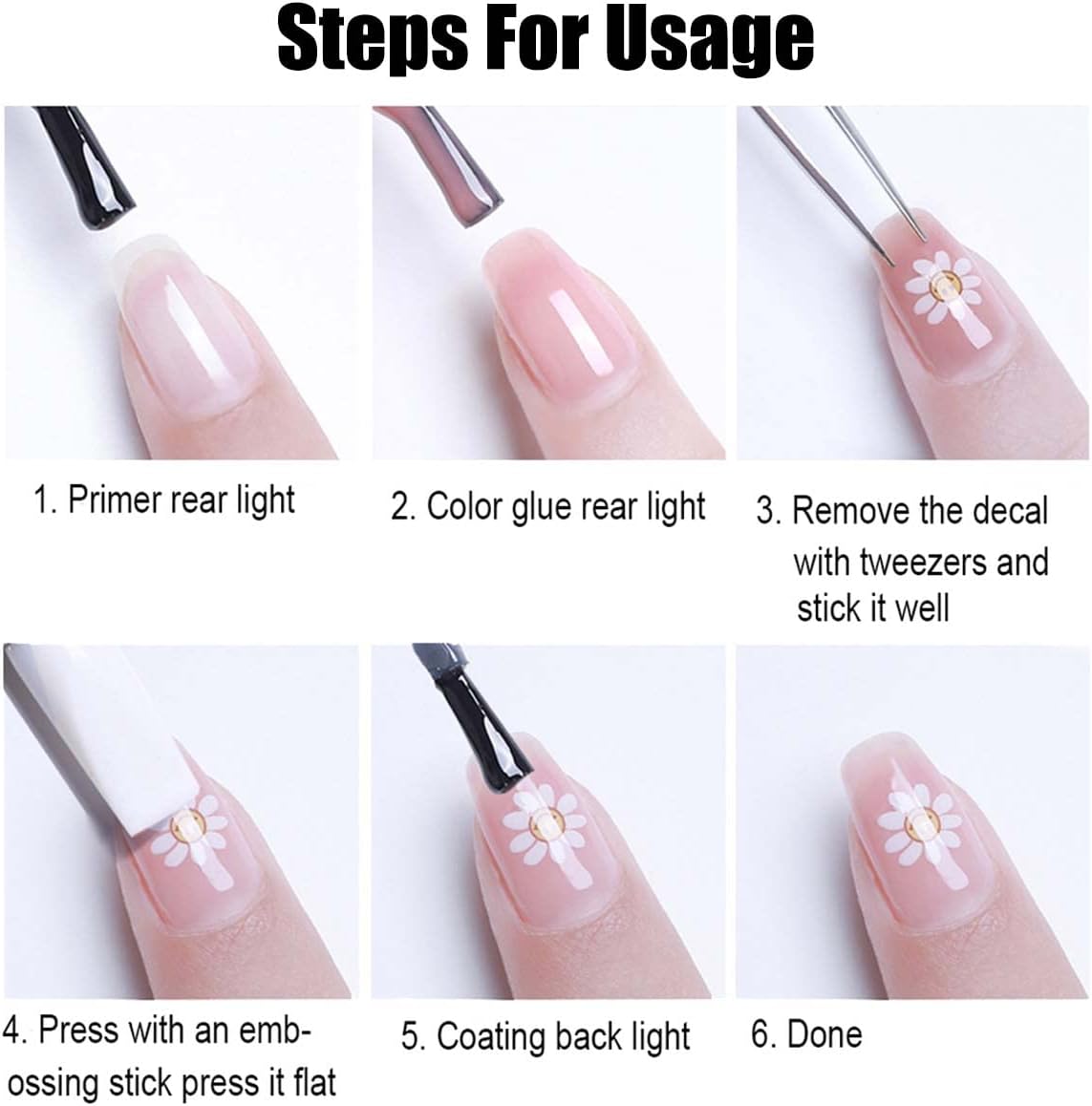 4 Sheets Christmas Nail Art Stickers Decals 3D Cute Animal Christmas Tree Snowflake Candy Self Adhesive Nail Design Nail Decals Xmas Nail Stickers for Women DIY Xmas Party Nail Decoration