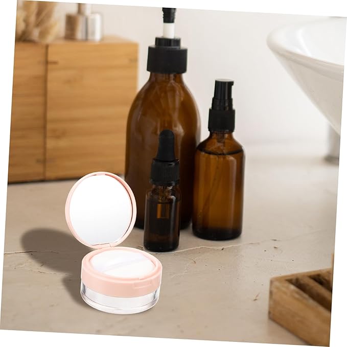 Compact Case Makeup 2pcs Empty Cushion Compact Body Container with Elastic Mesh