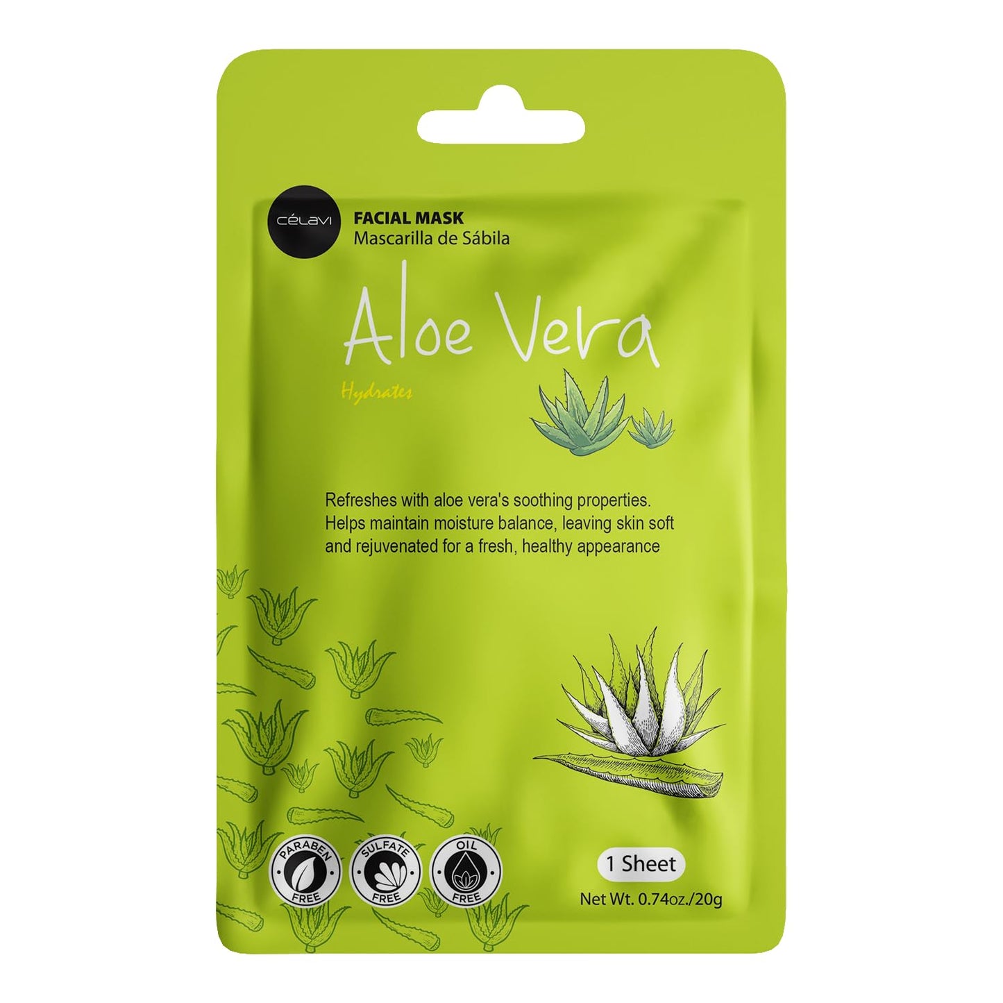 Celavi Essence Facial Face Mask 24 Sheets K-Beauty Skincare Korea Skin Care Moisturizing New D type