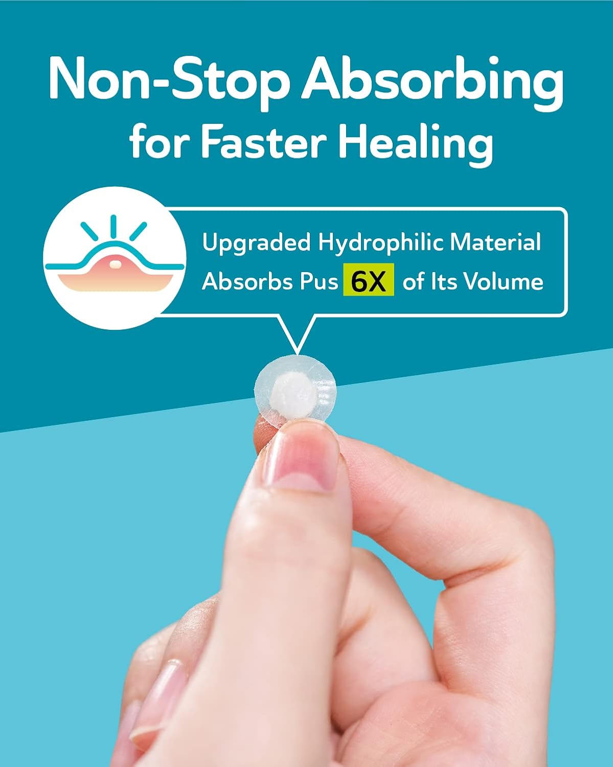 Invisible Salicylic Acid Pimple Patches for Face - Redness Reducing Hydrocolloid Acne Patches, Clear Pimple & Zit Patches for Blind Pimples - Soothing Plus (Clear Patch) (Intensive-36dots-2)
