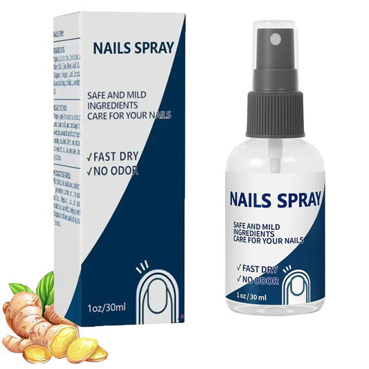 Nail Strengthener Spray for Stronger Nails | Quick-Dry Moisturizer with Lavender & Tea Tree Oils | Non-Greasy Formula to Prevent Brittleness | Unisex Care for Hands & Feet - 1 Fl Oz (1)