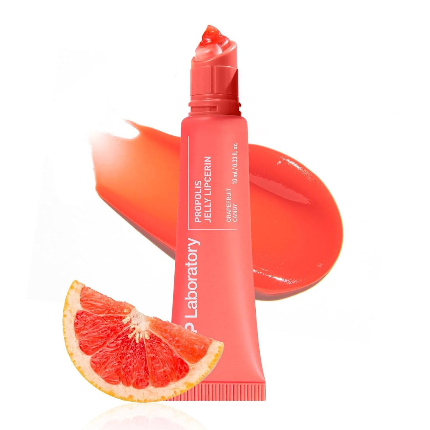CNP Propolis Jelly Tinted Lipcerin™ - 05 Grapefruit Candy, Hydrating Lip Balm & Gloss with Manuka Honey + Hyaluronic Acid, Korean Skincare, 0.3 fl.oz.