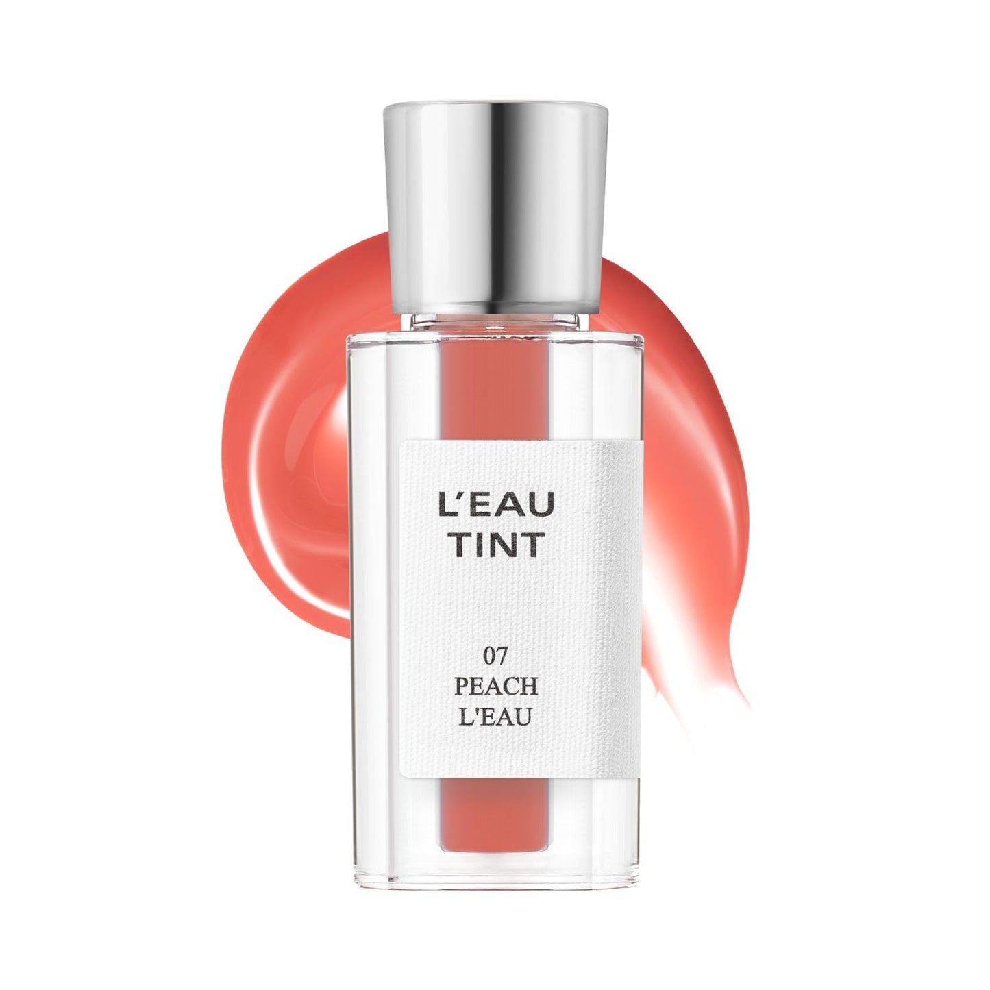 BBIA L’EAU Tint – Glossy & Glow Lip Stain, Watery Lip Tint, Non-Sticky, High Shine Finish, Long-lasting, Moisturizing, Lightweight, Natural, Daily Use, Vegan, Korean Lip Makeup (07 PEACH L'EAU - MINI)