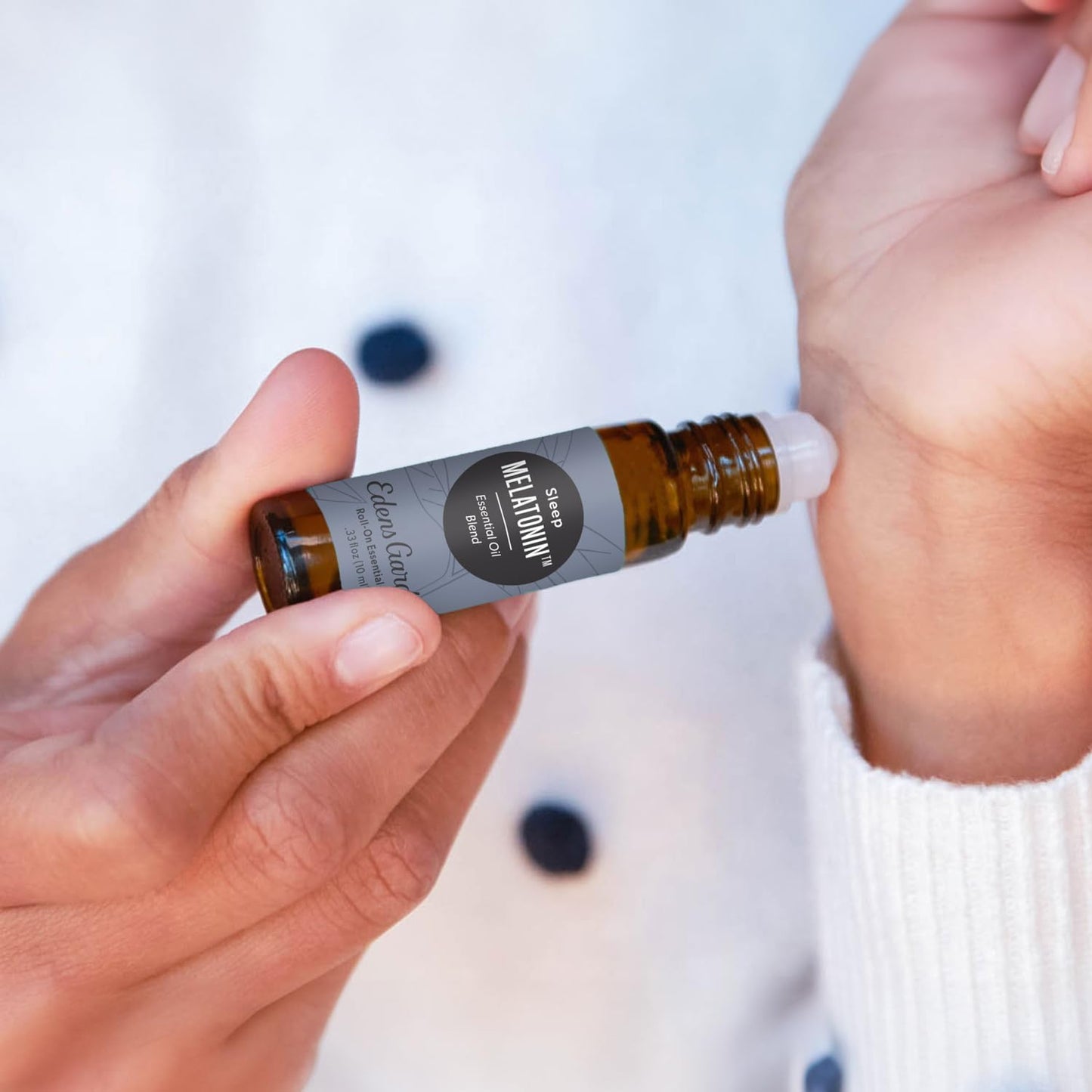 Edens Garden Melatonin Sleep Essential Oil Roll-On Blend- 100% Pure Premium Grade, Natural, Therapeutic, Aromatherapy, Skin Safe, The Best for Relaxation, Tension Pre-Diluted 10 ml (.33 fl oz)