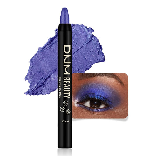 evpct Blue Shimmer Cream Eye Shadow Brightener Sticks Set for Eyes, Blue Shimmery Pencil Eye shadow Applicator Stick Pen Palette Makeup Waterproof sombras en crema para ojos 32#