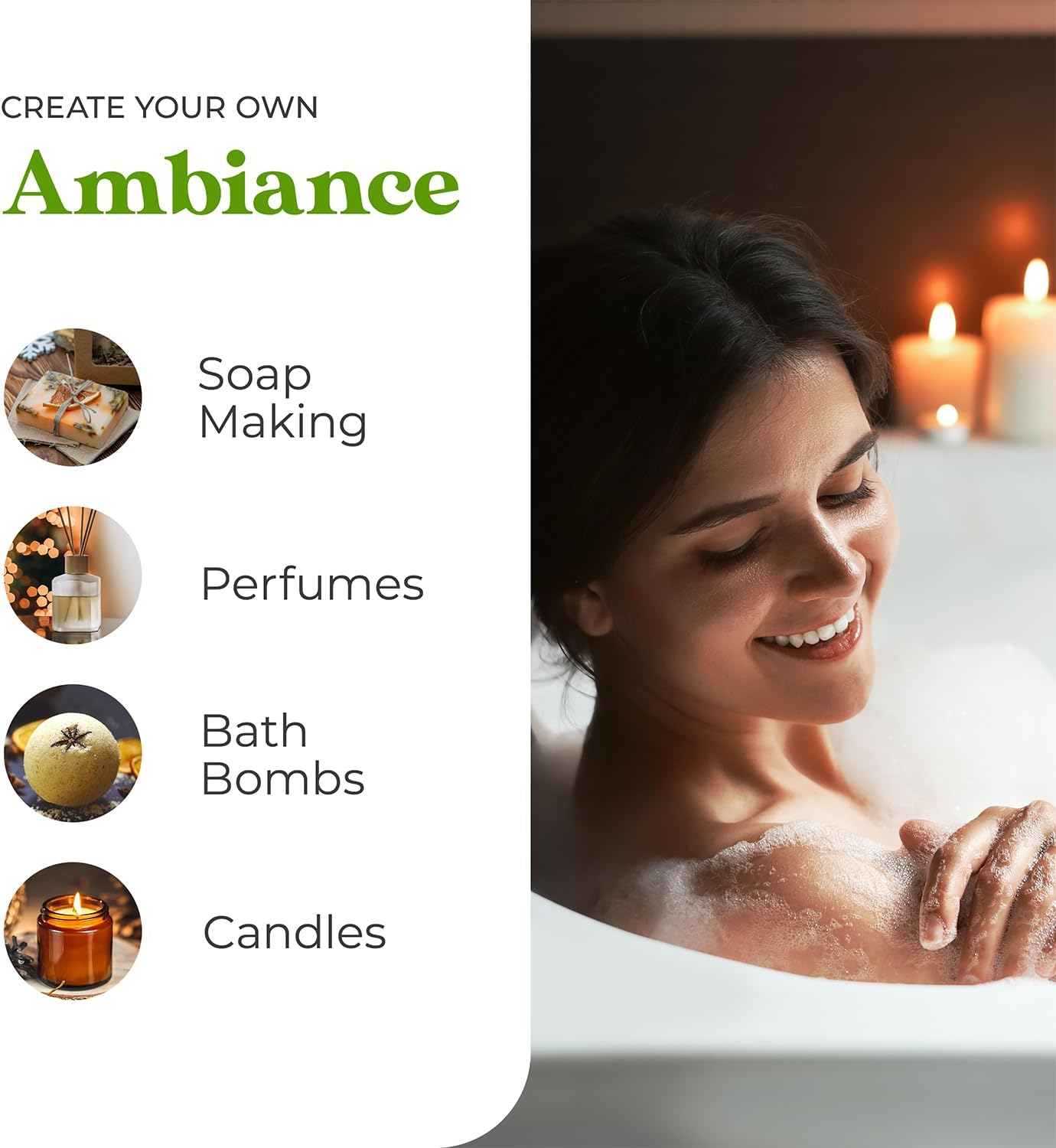 Sun Essential Oils - Cinnamon Bark Essential Oil (4 oz) with Dropper for Diffuser, Aromatherapy Massage, Skin & Hair, Fragrance for Candle, Soap & Lotion Making at Home