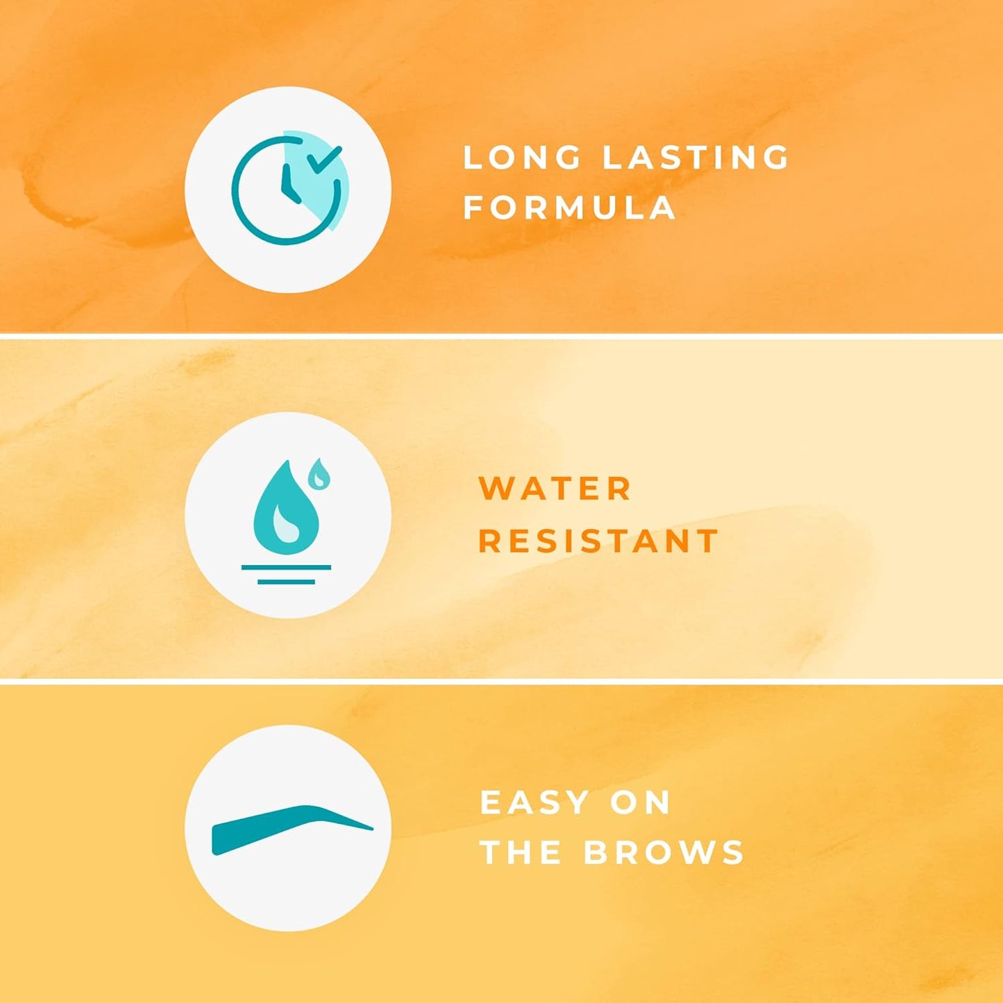 Eyebrow Color For Women, 20 Application Kit, Light Brown