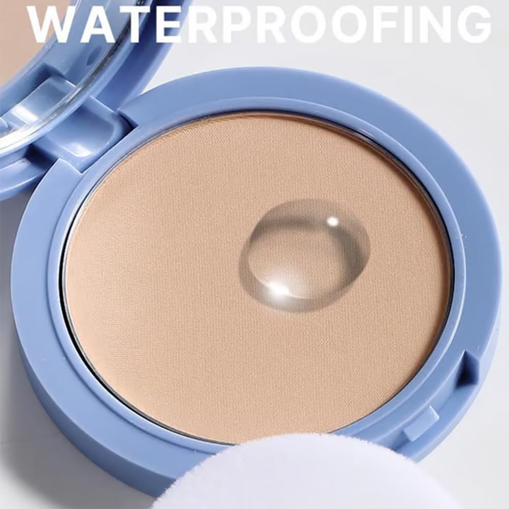 Beauty Powder Cake For Makeup Hold, Face Powder Waterproof Sets Makeup, Matte Perfection Pressed Powder, Long Wearing, Oil & Shine Control for All Skin Tones (#3, 1)