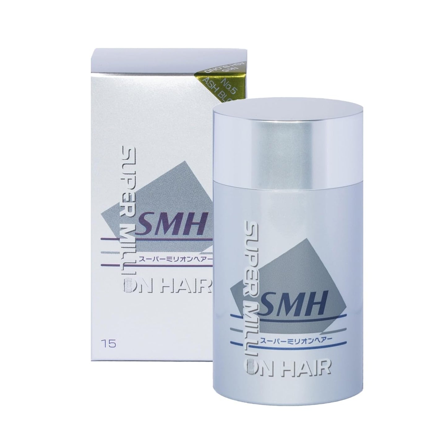 SMH Hair Fibers MADE IN JAPAN – Instantly Conceals Thinning Hair –Long-Lasting – Sweat, Water & Wind Resistant – Hair Loss Solutions For Men & Women (Ash Blond, 15g)