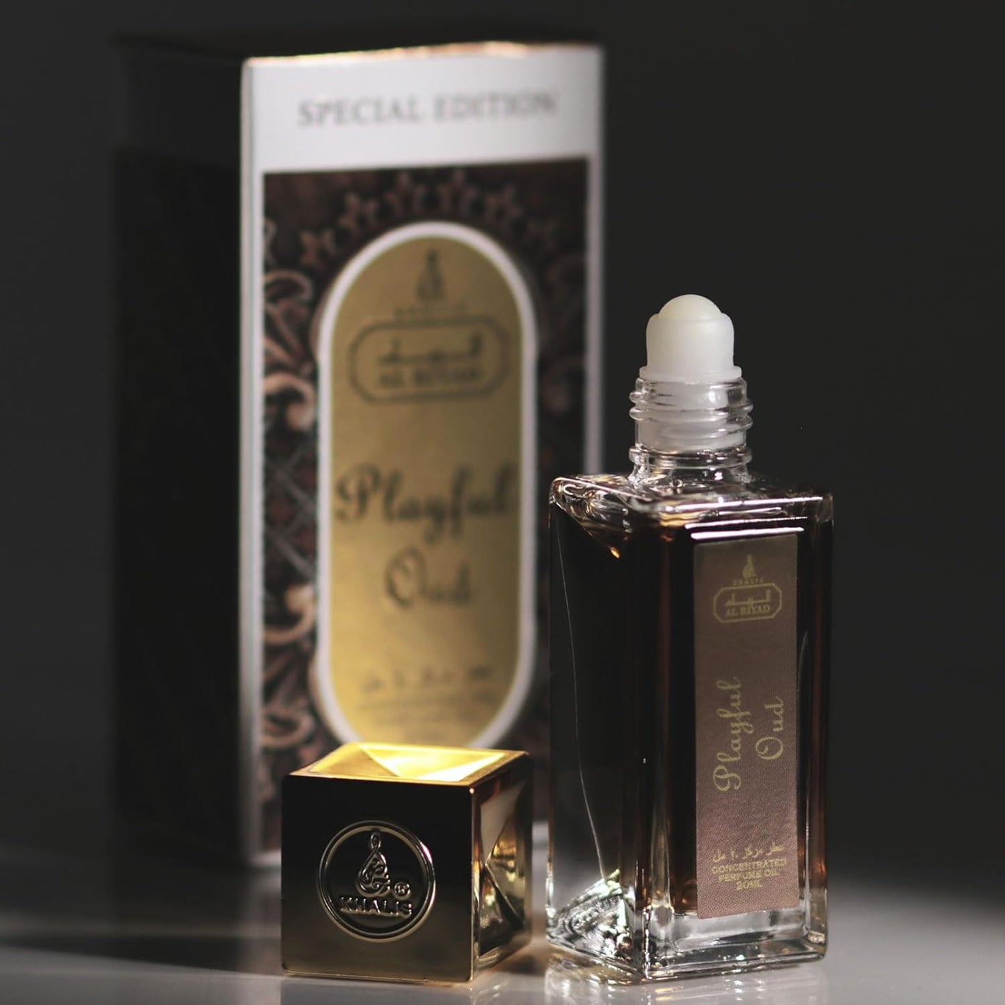Maison d’Orient Playful Oud Oriental Woody Perfume Oil Roll‑On 20 mL — Alcohol‑Free, Vegan, Long‑Lasting Unisex Attar; Perfect Honeymoon & Travel Toiletry, Purse‑Safe Mini Fragrance