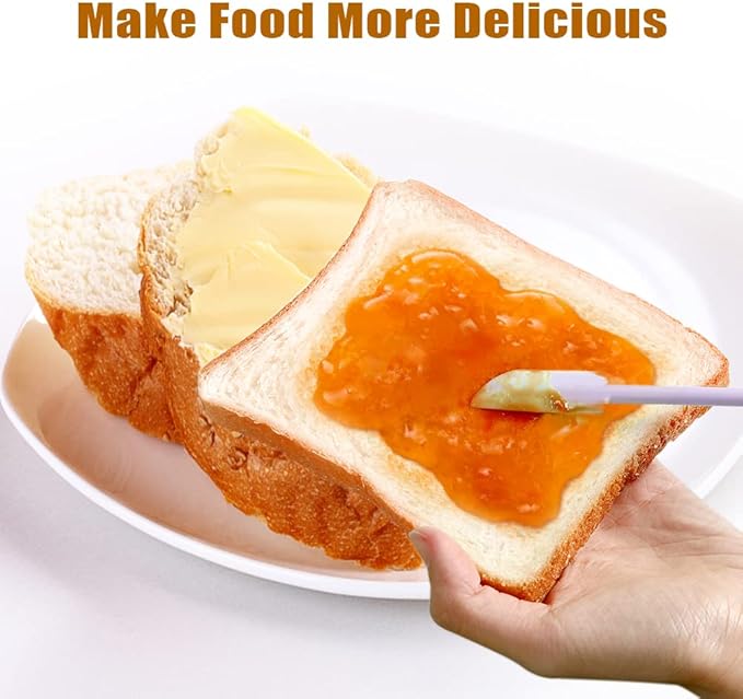 Silicone Spatula Set (6Pcs) - Mini Scraper Tool for Beauty & Food （Reach Every Last Drop - Multi-Size Spatulas for Makeup Jars, Lotion Bottles & Kitchen Containers）