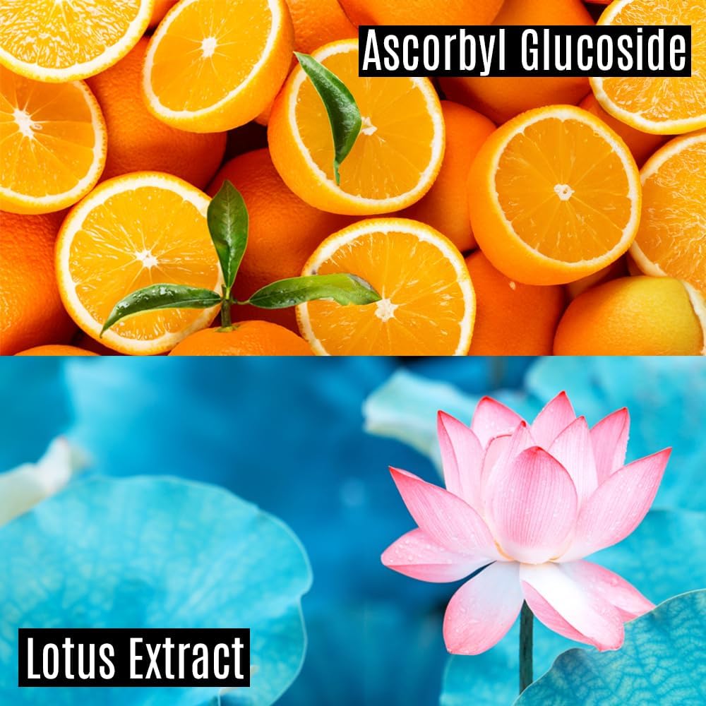 Leaders Mediu Amino Brightening & Clearing Facial Sheet Mask | Vitamin C, Lotus Extract for Acne Scars, Hyperpigmentation, Dark Spots, Even Skin Tone (10 Sheets)