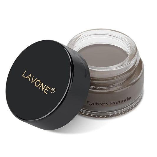 Eyebrow Pomade - Waterproof Brow Pomade for Long-lasting Results,Smudge Proof and Sweat Resistant Formula,Natural Eyebrow Makeup for All Skin Types and Tones - Gray