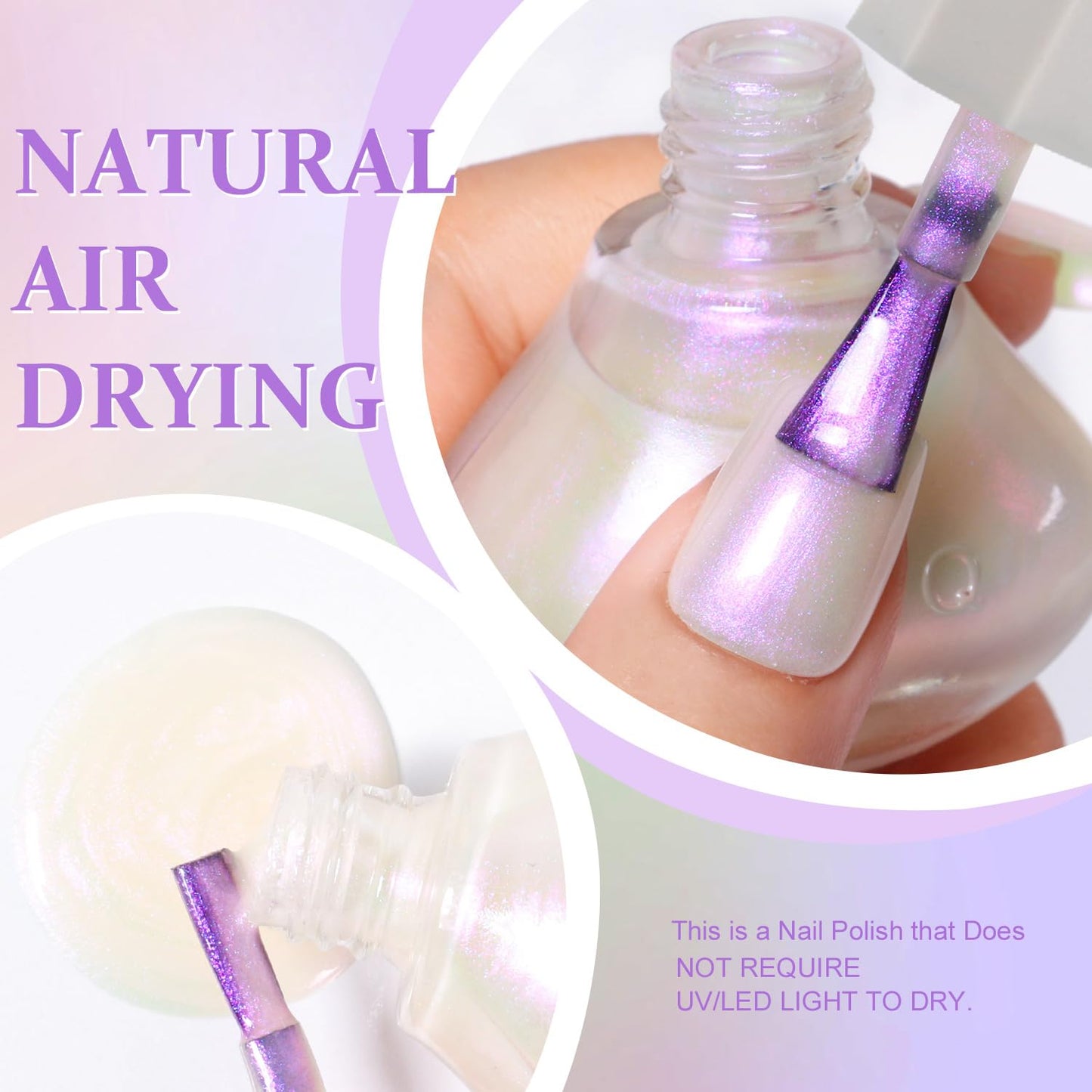 Major Dijit Quick Dry Nail Polish 12ml/0.41fl oz Pearl Regular Nail Lacquer Fast Drying & Long Lasting Nail Polish Nail Art Effect for Nail Salon