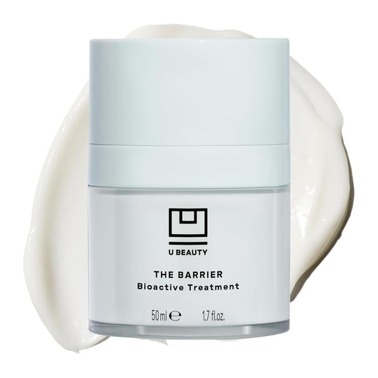 U Beauty BARRIER Bioactive Treatment - Night Cream Moisturizer for Face for Softer & Stronger Skin, Improves Rough, Dull Skin, Overnight Skin Barrier Cream with Urea, & Hyaluronic Acid - 1.7 fl oz