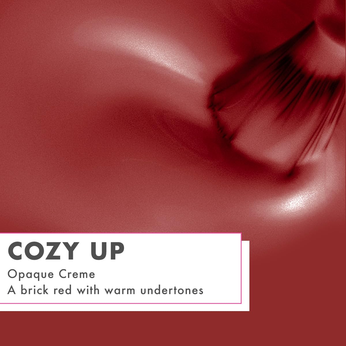 Olive & June Long Lasting Nail Polish | Plump Gel-Like Finish No Lamp Needed | Lasts up to 10 days | Salon-Quality Color at Home | 15-Free, Vegan & Cruelty-Free Chip-Resistant | Cozy Up | Brick Red