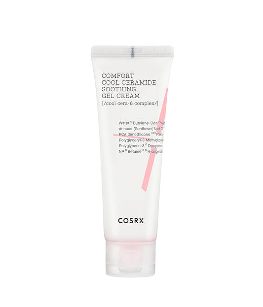 COSRX Balancium Comfort Cool Ceramide Soothing Gel Cream 85ml / 2.87 fl. oz, Light, Cooling, Gel Lotion. After-Sun, Gel Moisturizer, Strengthen & Plump Skin