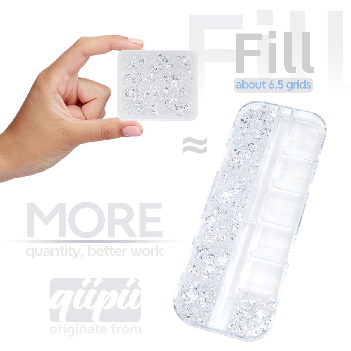 3mm 4mm 5mm Transparent Resin Rhinestones for Crafting Crystal Clear Flatback Jelly Stones Bulk SS10 SS16 SS20 Non-Hotfix Diamonds Gems for Nails Face Eyes Makeup Tumblers Bottles DIY Crafts