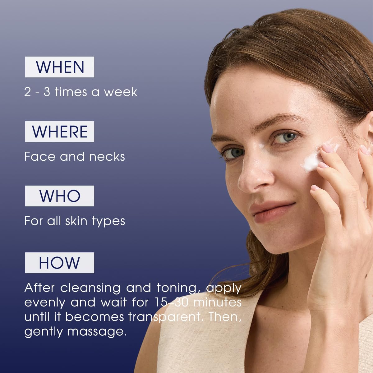 Pier Auge Facial Masks | Douce Aura Face Mask | Overnight Face Mask for Glass Glow Skin -Glowup & Hydrating, Firming and Moisturizing | PDRN Mask| No-Rinse Sleeping Mask 50ml,1.69 fl.oz