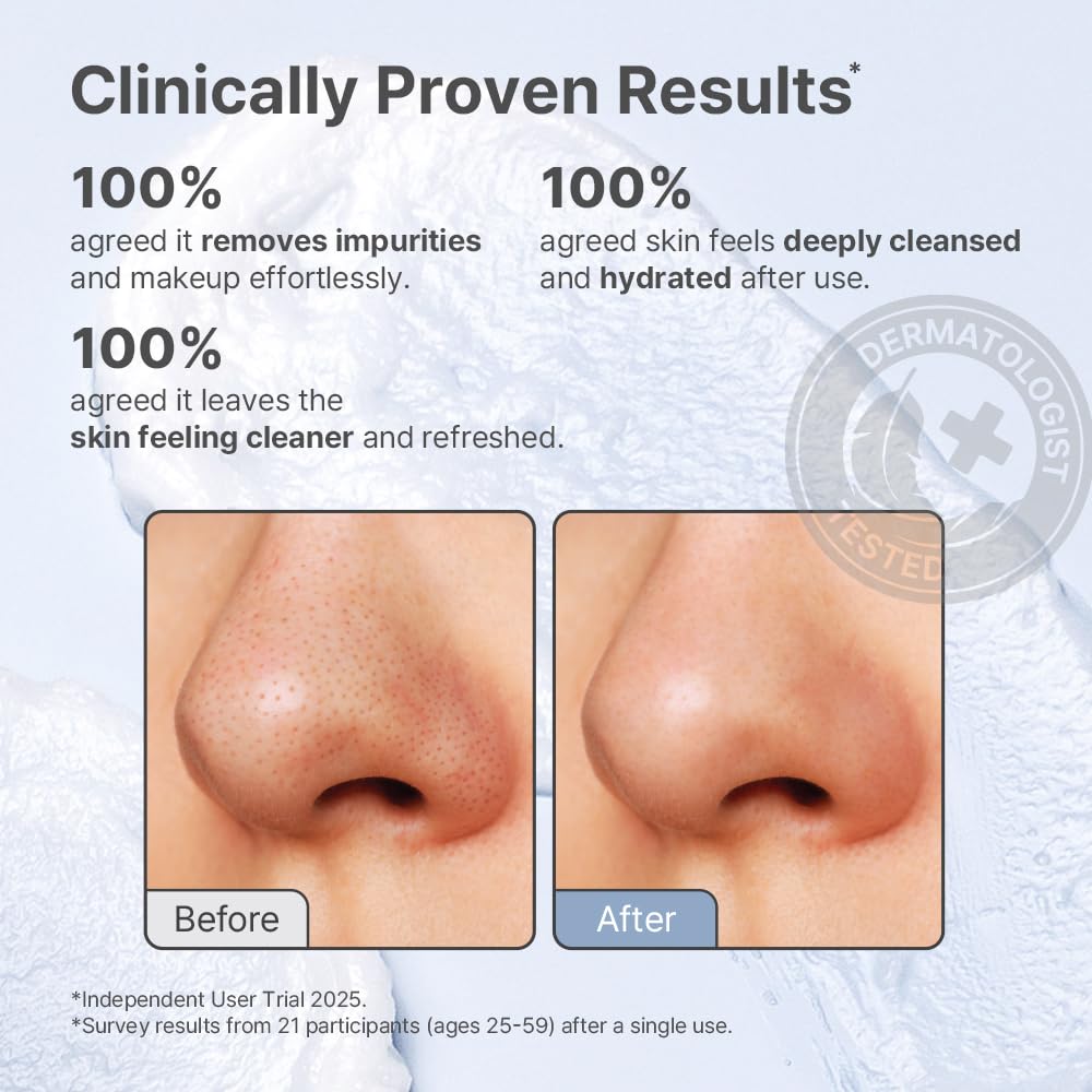 Bebare Twist Cleansing Balm with Hygienic Twist Dispenser: Cleanser for Heavy Makeup Removal, Hydrating Facial Wash for All Skin Types. Korean Vegan Skincare with Natural Oils, 1.69 Fl Oz