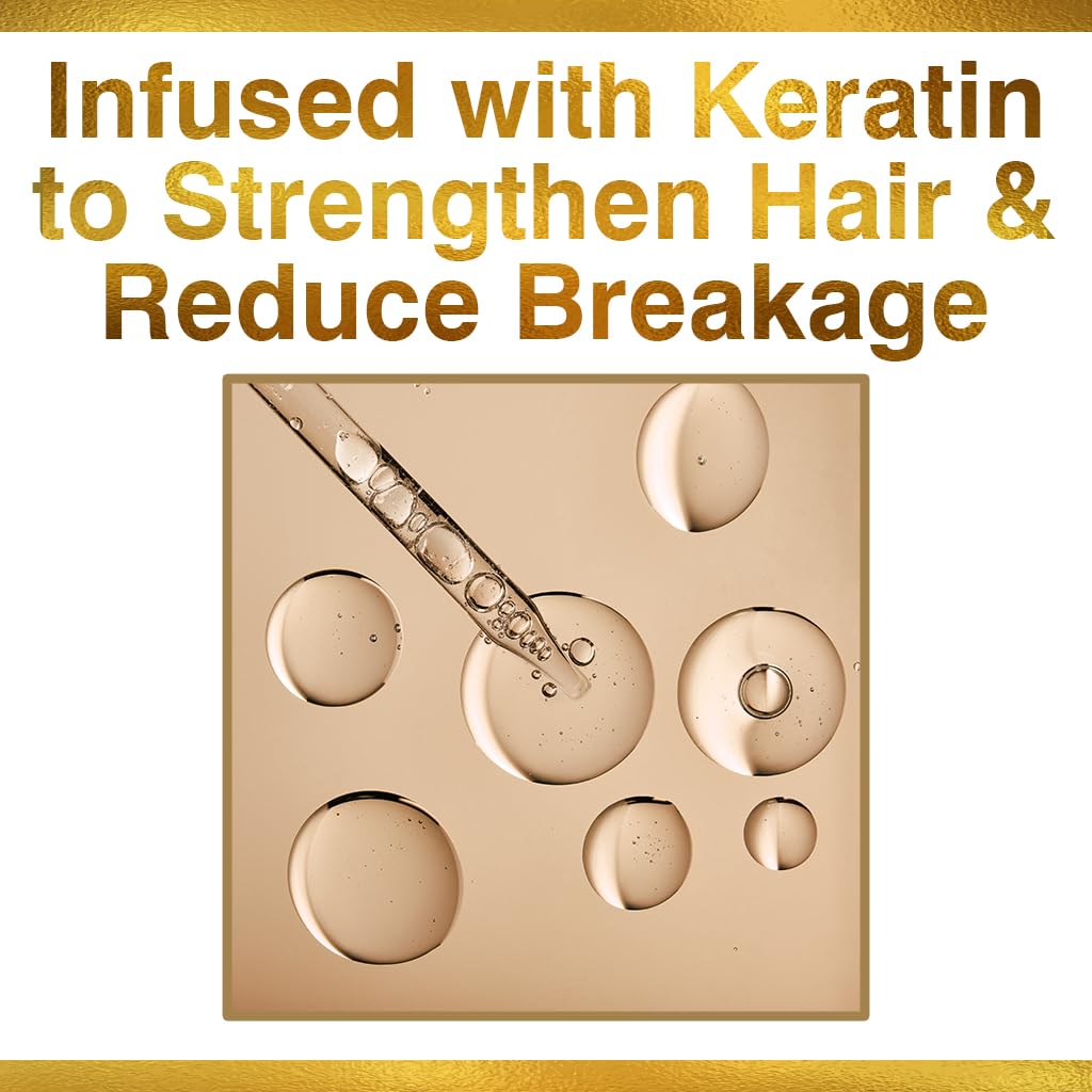 CHI Keratin Silk Infusion, Hydrating Hair Serum For Restoring Softness & Shine, Helps Dry, Damaged Hair, Sulfate-free, 6 Oz