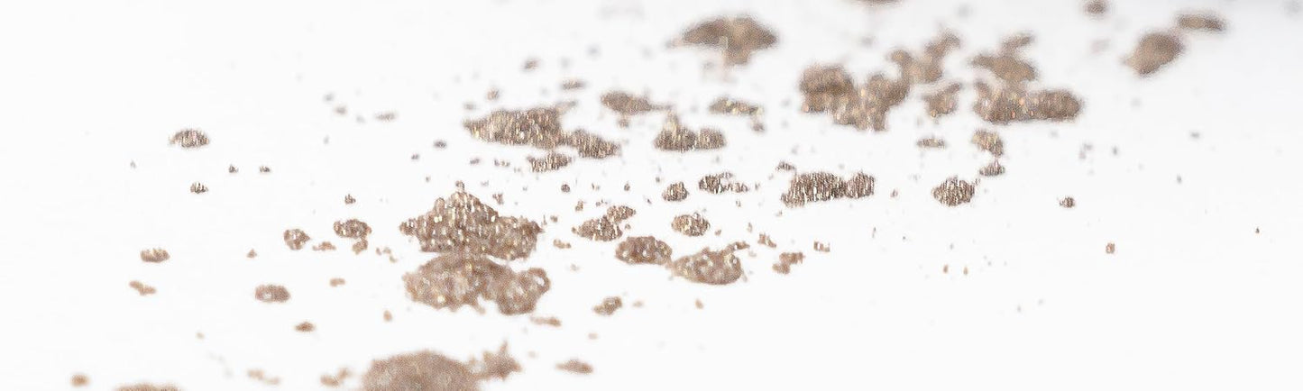 Bliss Cool Toned Mocha Glitter Brown Mineral Single Loose Powder Eyeshadow; Vegan, Talc & Paraben Free