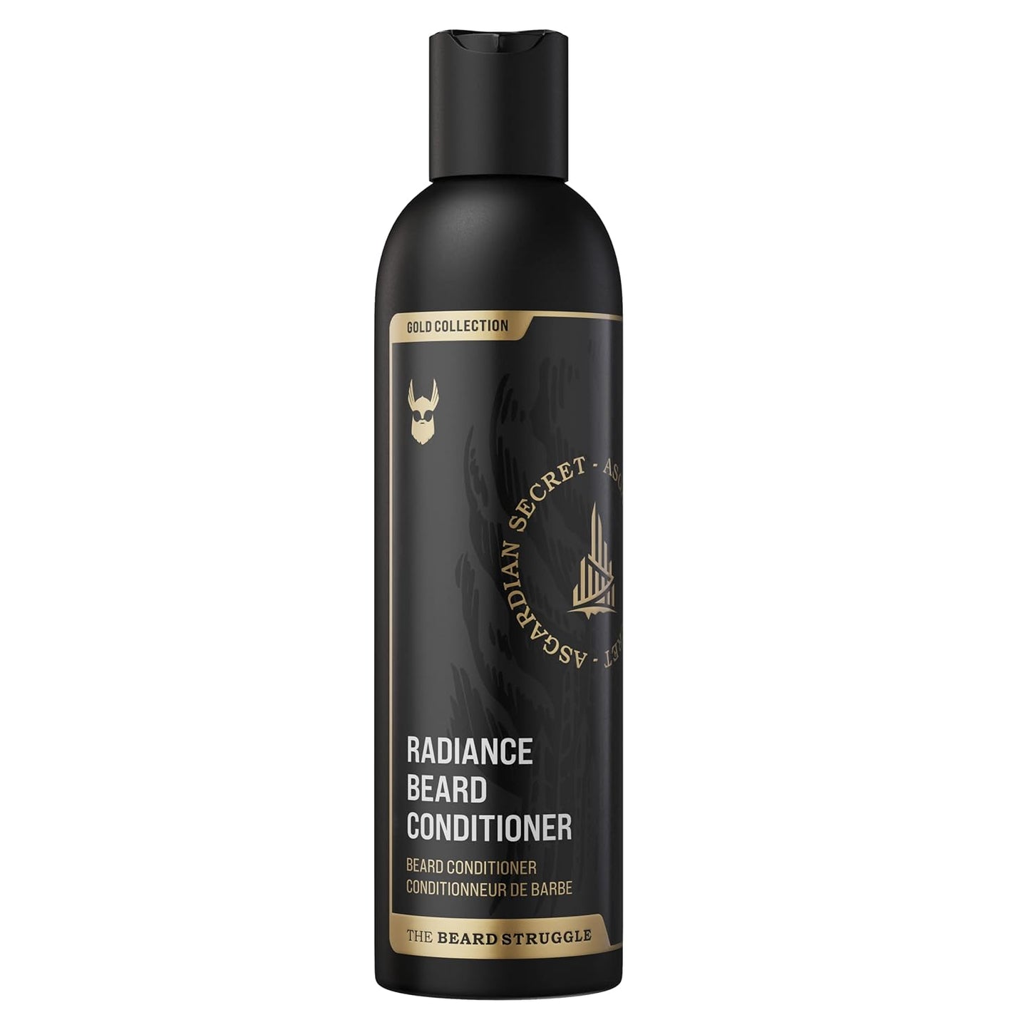 The Beard Struggle - Marksman's Beard Conditioner - Asgardian Secret, Gold Collection - Nourish, Softens, & Strengthens Beard - Radiance Beard Conditioner for Men (8 Fl oz)