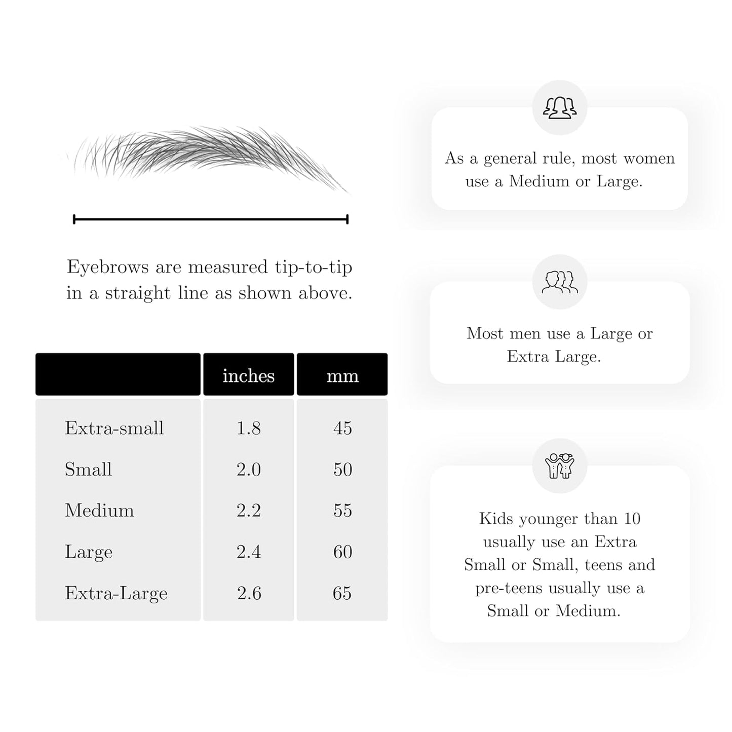 (10 pairs) Ginger Temporary Eyebrow Tattoo - Large Size - Waterproof & Smudgeproof - Everyday Brow Style Eyebrow Stickers - Sheet Lasts up to 30 Days - Won't Work on Existing Brows