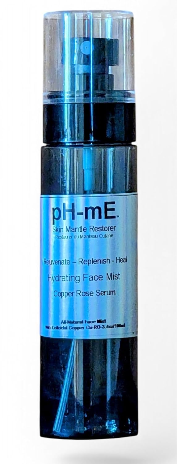 Hydrating Face Mist, Copper Rose, Pure, Natural, Organic Ingredients Helps your Skin Reduce Wrinkles, Fine Lines, Inflammation, Acne, for Clear Beautiful Skin (3.4oz)